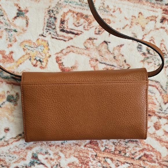 Lauren Ralph Lauren Brown Mini Crossbody/wallet Bag - Picture 6 of 6